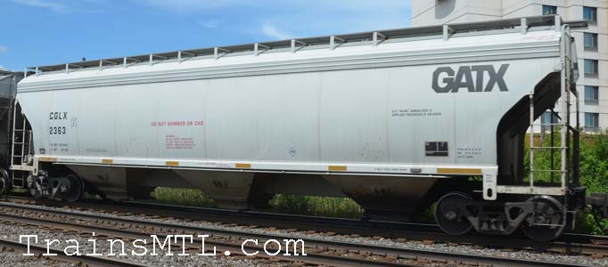 Car/wagon CGLX2363 right side / coté droit